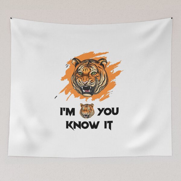 Item preview, T-shirt à tête de tigre designed and sold by larbi01.