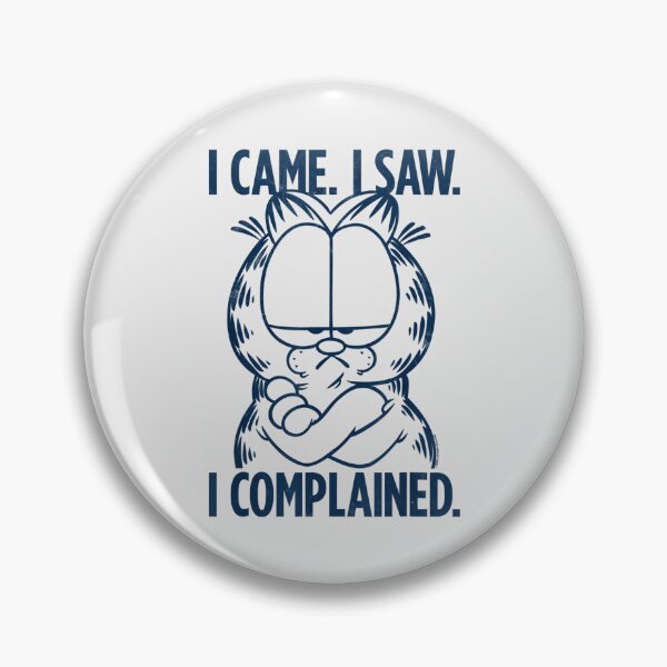 Item preview, I Came I Saw The Cat Garfield Cartoon Gift Fan designed and sold by ElenaUysal.