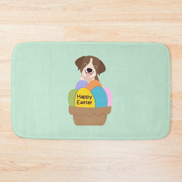 Item preview, German Shorthaired Pointer Puppy with Easter Basket and Colorful Eggs designed and sold by SeasonalDogs.
