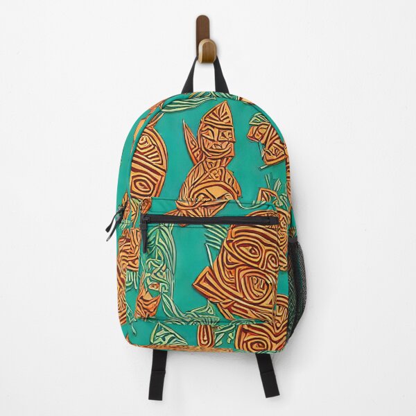 Item preview, Beautiful Throw Pillow With Totem Pattern. Tropical Hawaiian Theme designed and sold by Sowari-Pillows.