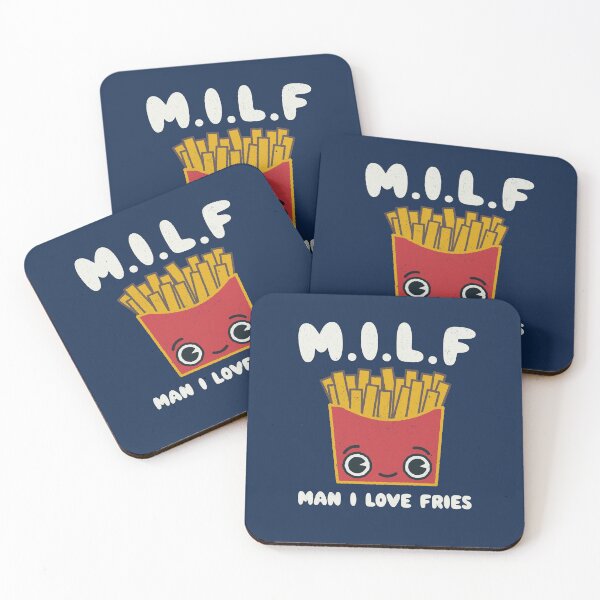 Item preview, MILF Man I Love Fries - Kawaii Cute Fries  designed and sold by WeirdPunderful.