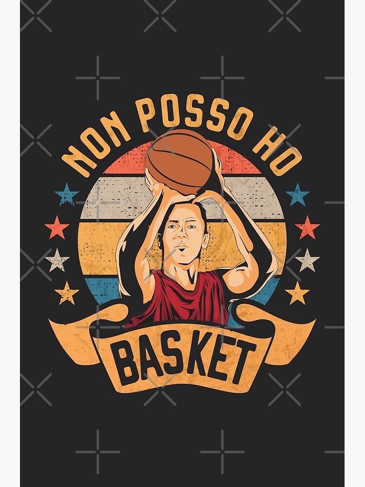 Non posso ho Basket Funny Basketball per giocatori di Pallacanestro Poster  for Sale by grinta2021
