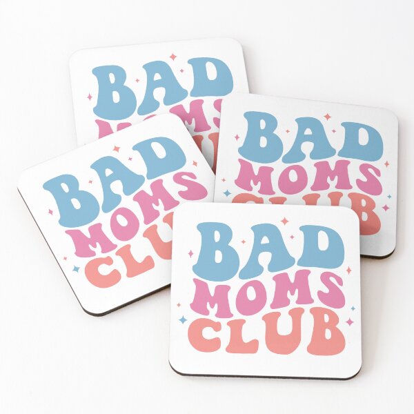 Item preview, Bad Moms Club Funny Retro Groovy designed and sold by printify.