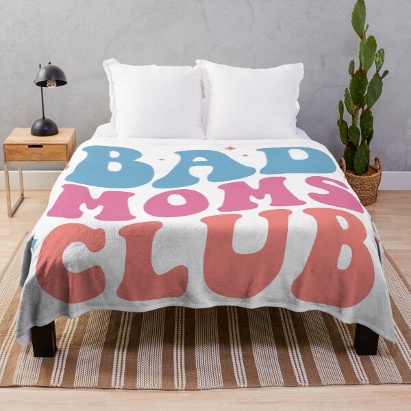 Item preview, Bad Moms Club Funny Retro Groovy designed and sold by printify.