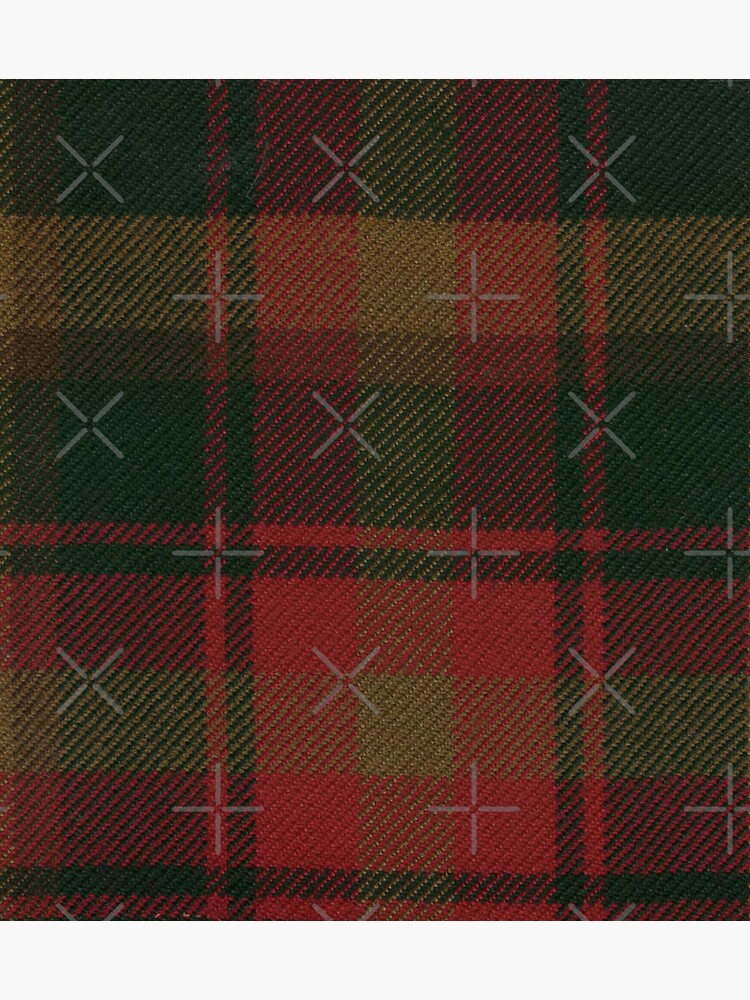 LONDON brushed plaid - Canadian Maple Leaf