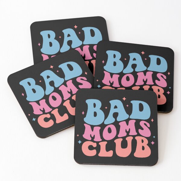 Item preview, Bad Moms Club Funny Retro Groovy designed and sold by printify.