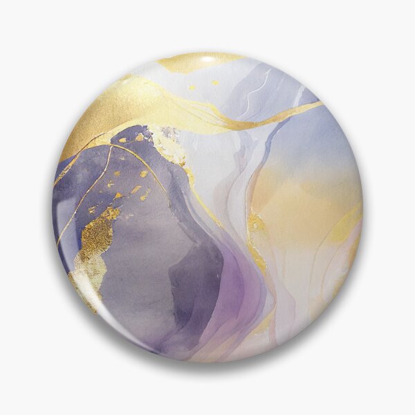 Item preview, Amazing Purple and Gold Watercolor Washes Modern Backgrounds designed and sold by adlydesigns.