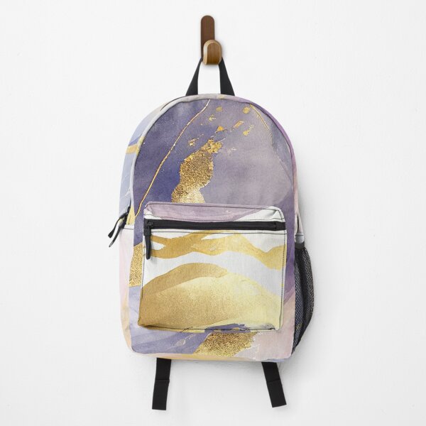 Item preview, Amazing Purple and Gold Watercolor Washes Modern Backgrounds designed and sold by adlydesigns.