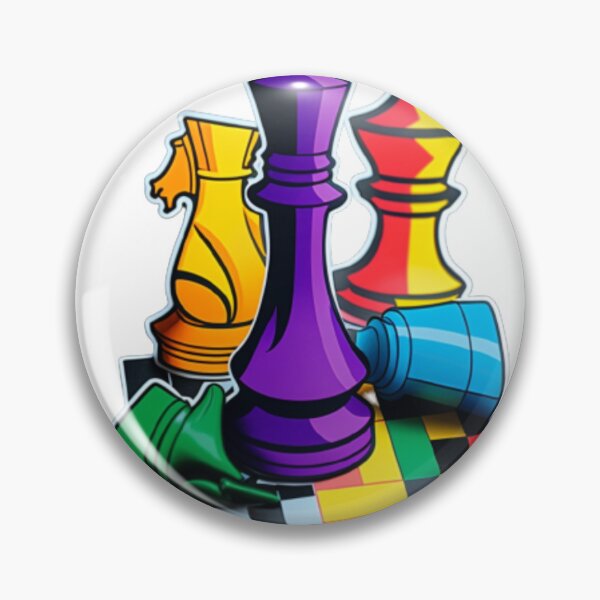 Item preview, Colourful trendy chess pieces designed and sold by chessmate.