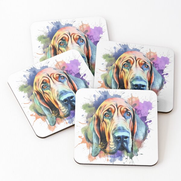 Item preview, Bloodhound Colour Splash designed and sold by HookedOnDogz.