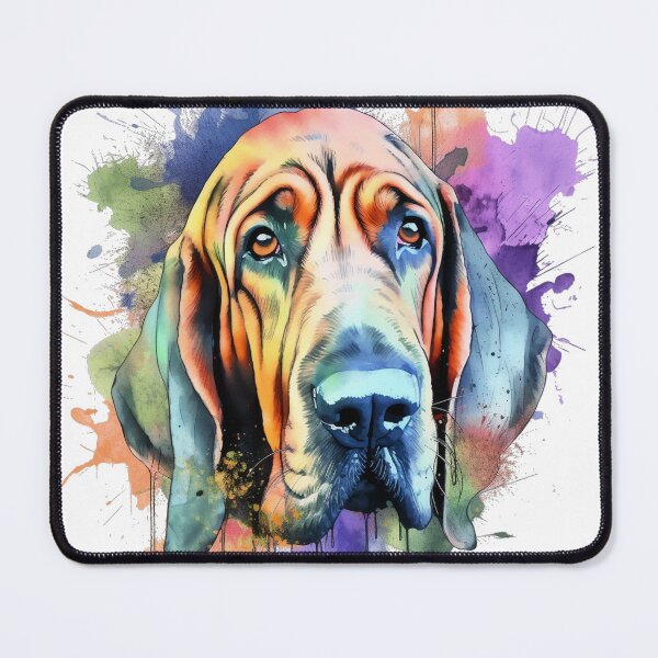 Item preview, Bloodhound Colour Splash designed and sold by HookedOnDogz.
