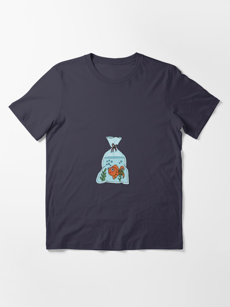 Just a fish in a bag! Essential T-Shirt for Sale by simzzuk