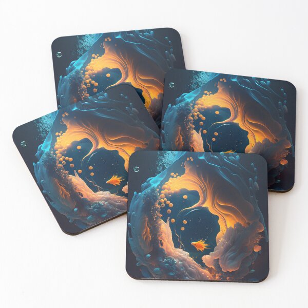 Item preview, Oceanic Glowing Coral with Marine Life designed and sold by Stepultura.