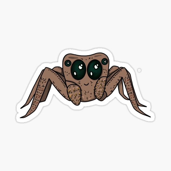 Item preview, Happy little jumping spider designed and sold by BRTSY.