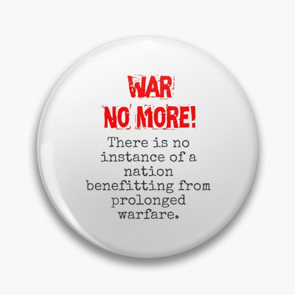 Item preview, There Is No Instance Of A Nation - Anti-War Quote designed and sold by CrankyOldDude.