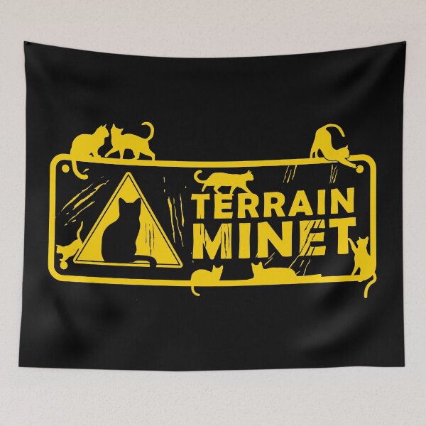 Item preview, Minet Land - YELLOW PANEL CAUTION WORKS - mined land designed and sold by KokoBlacsquare.