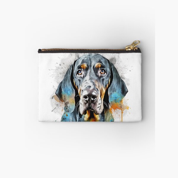 Item preview, Bluetick CoonHound Colour Splash designed and sold by HookedOnDogz.