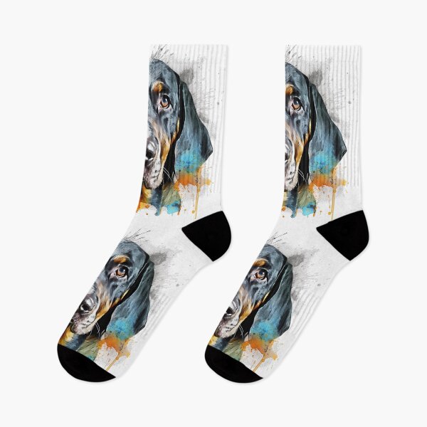 Item preview, Bluetick CoonHound Colour Splash designed and sold by HookedOnDogz.