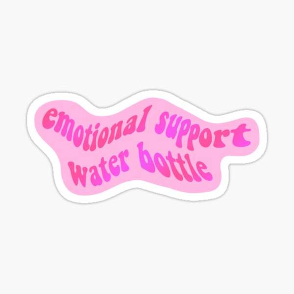 Water Bottle Pink Aesthetic Sticker