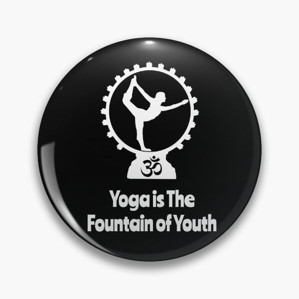 Item preview, 'Yoga is The fountain of Youth' Yoga Quotes - Chill and Happy Collection designed and sold by Ridiculam Toga.