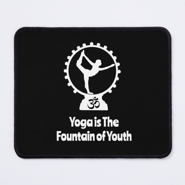 Item preview, 'Yoga is The fountain of Youth' Yoga Quotes - Chill and Happy Collection designed and sold by Ridiculam Toga.