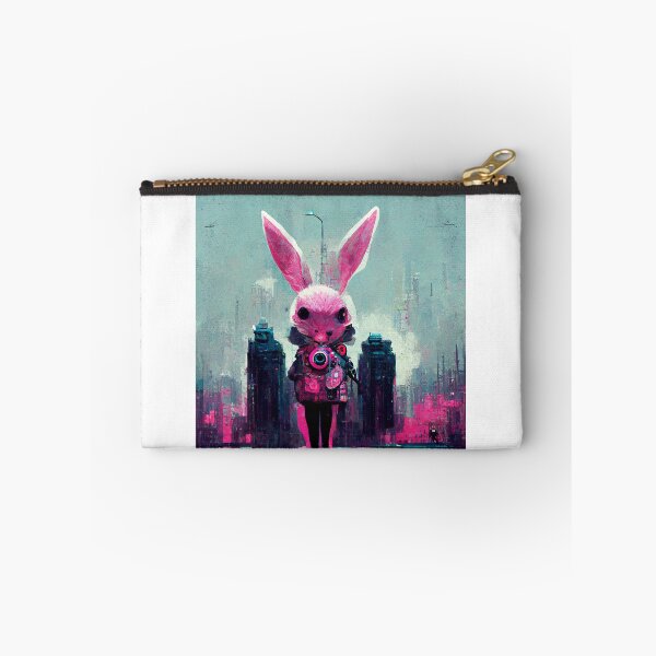 Item preview, Cyborg pink rabbit  designed and sold by SpectrumBunny.