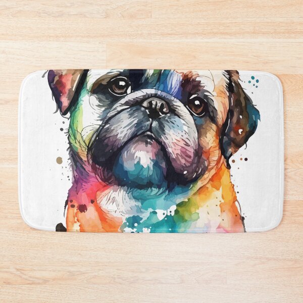 Item preview, Shitzu Dog Colorful Watercolor designed and sold by delroy66.