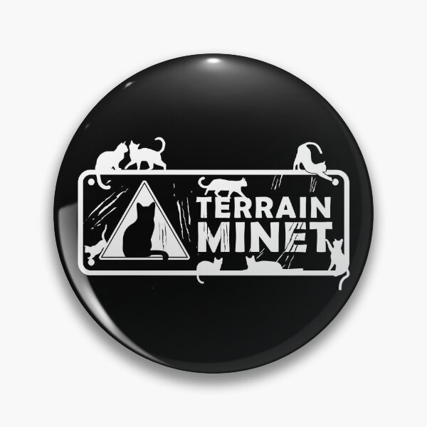 Aperçu de l'œuvre Copy of Terrain Minet - BLANC PANNEAU ATTENTION TRAVAUX - terrain miné créée et vendue par KokoBlacsquare.