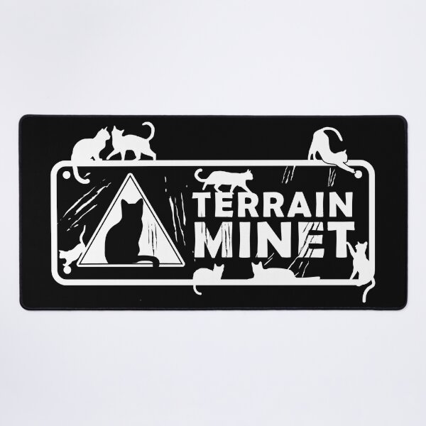 Item preview, Minet Land - WHITE PANEL CAUTION WORKS - mined land designed and sold by KokoBlacsquare.