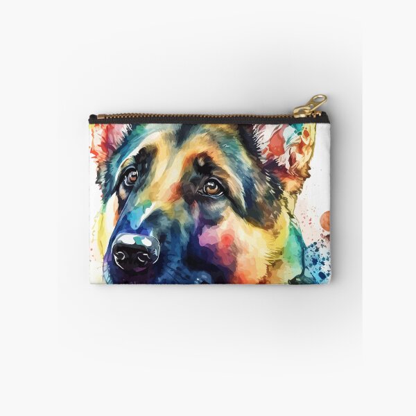 Item preview, German Shepherd Dog Colorful Watercolor designed and sold by delroy66.