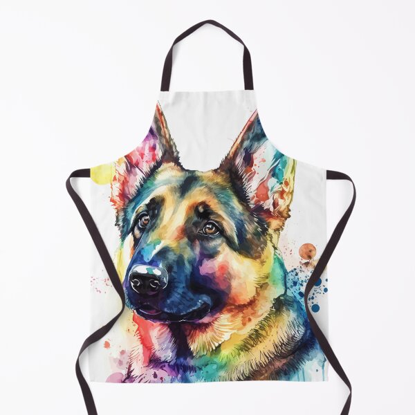 Item preview, German Shepherd Dog Colorful Watercolor designed and sold by delroy66.