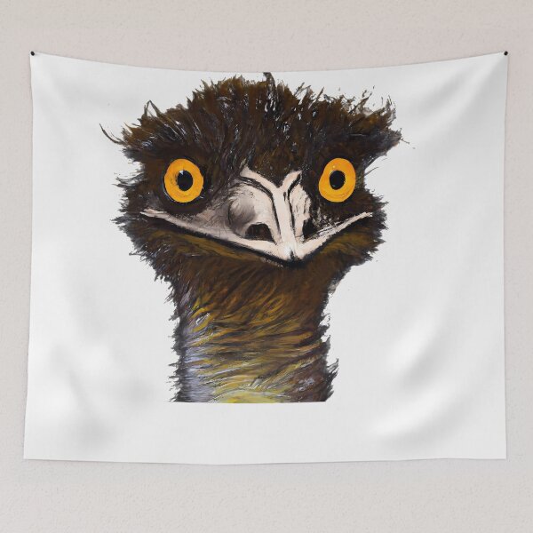 Item preview, Crazy Emu designed and sold by TheScruffyGoose.