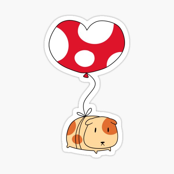 Item preview, Heart Balloon Guinea Pig designed and sold by SaradaBoru.