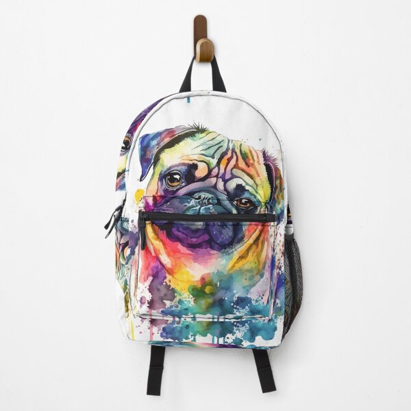 Item preview, Pug Dog Colorful Watercolor designed and sold by delroy66.