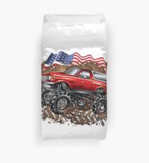 Mud Truck USA Bogger Run Duvet Cover
