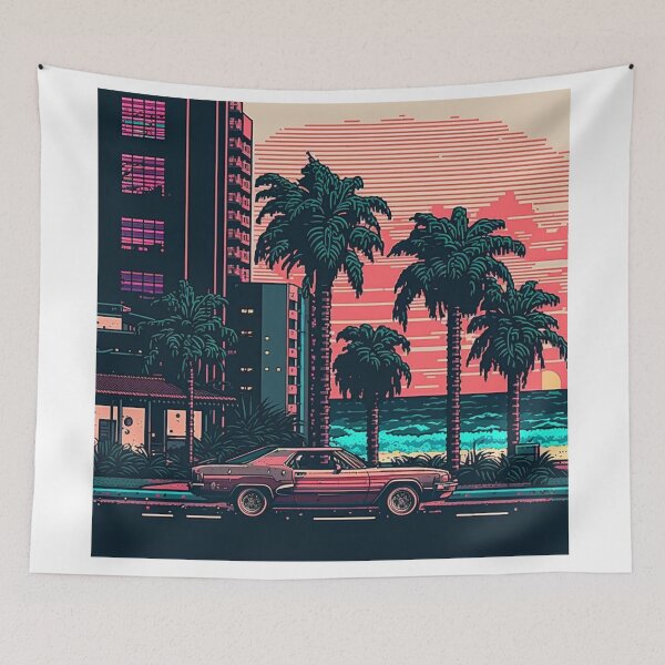 Item preview, Miami Pixel Art designed and sold by DanRodrigues.