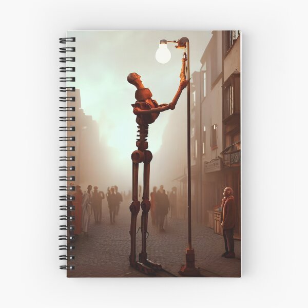 Item preview, Automaton changing the bulb of a street lamp designed and sold by uasi.