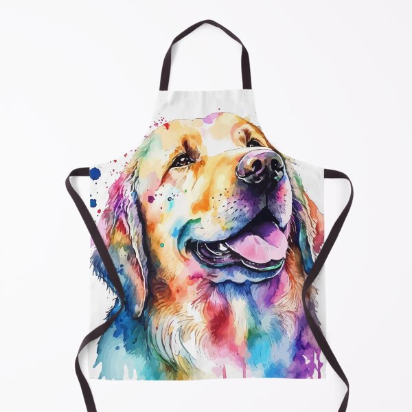 Item preview, Golden Dog Colorful Watercolor designed and sold by delroy66.