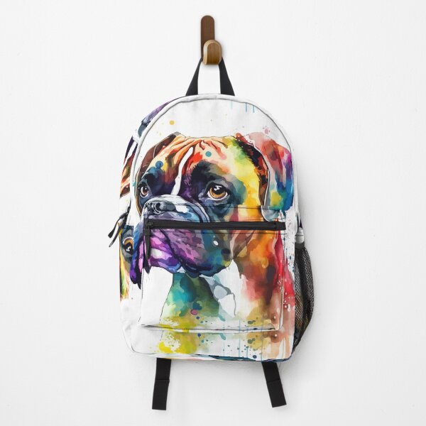 Item preview, Box Dog Colorful Watercolor designed and sold by delroy66.