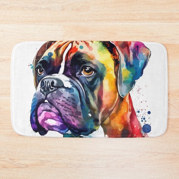 Item preview, Box Dog Colorful Watercolor designed and sold by delroy66.