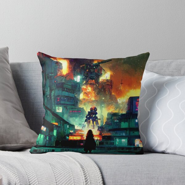 Item preview, Cyberpunk town has fallen designed and sold by SpectrumBunny.