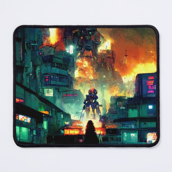 Item preview, Cyberpunk town has fallen designed and sold by SpectrumBunny.