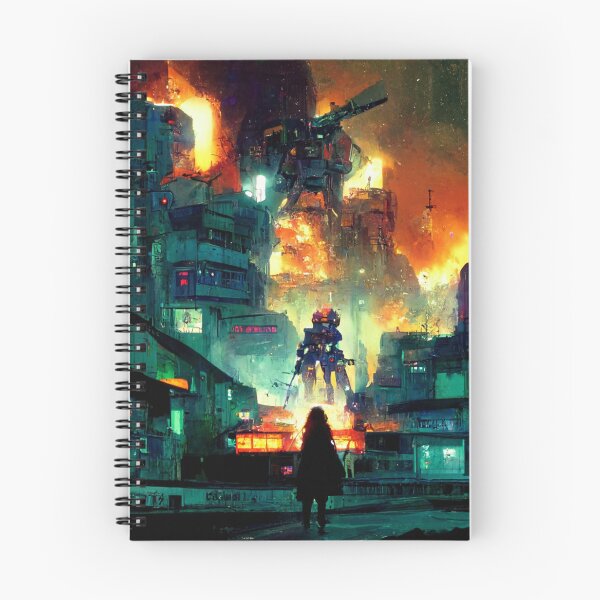 Item preview, Cyberpunk town has fallen designed and sold by SpectrumBunny.
