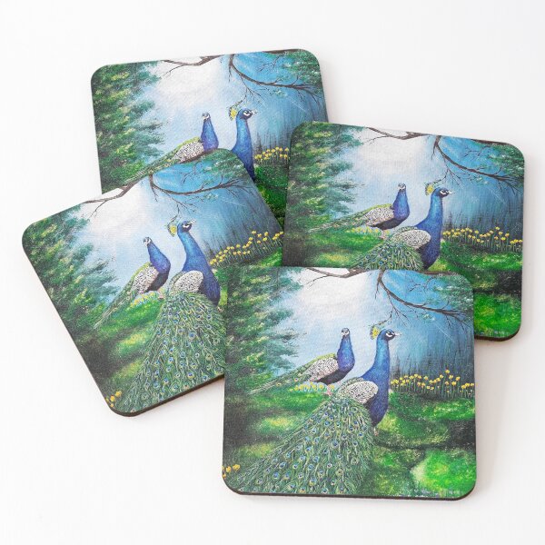 Artikelvorschau, Realistisches Pfau-Maldesign entworfen und verkauft von PaintedWithLove.
