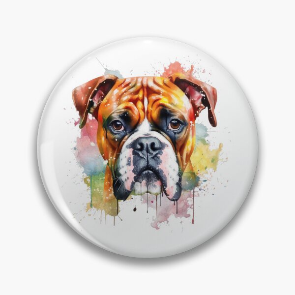 Item preview, Boxer Colour Splash designed and sold by HookedOnDogz.