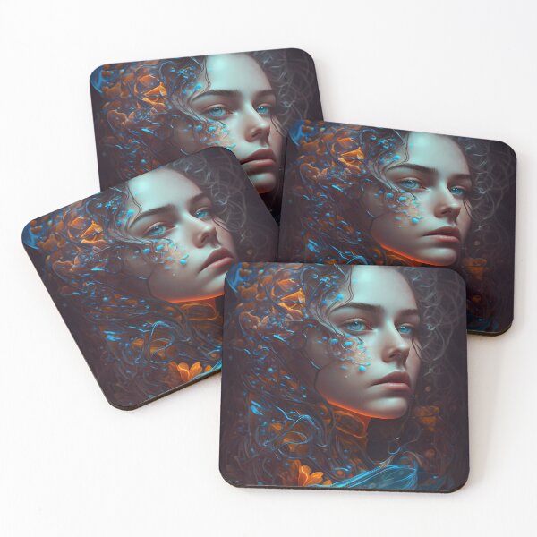 Item preview, Oceanic Woman Dressed in Glowing Marine Life designed and sold by Stepultura.