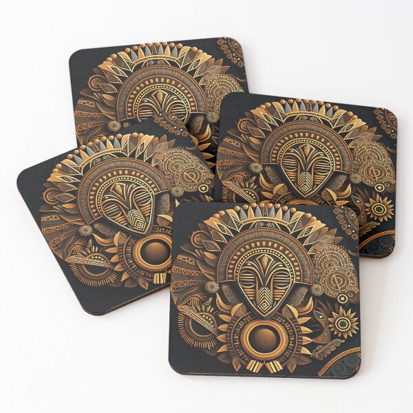 Item preview, Futuristic African Tribal Patterns designed and sold by artyficial-.
