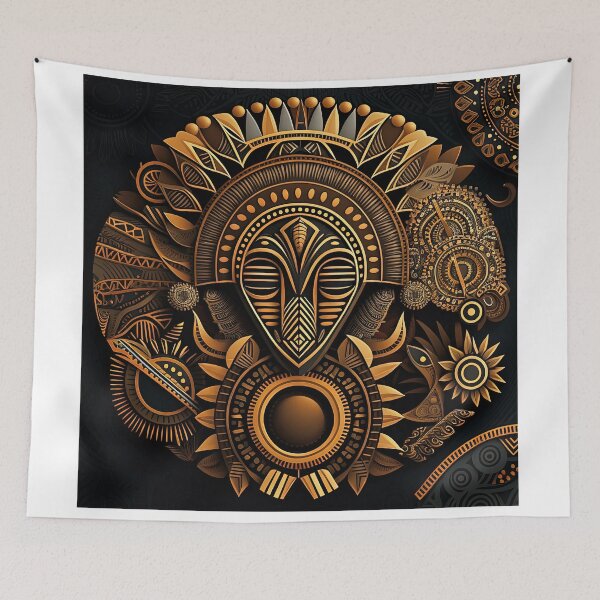 Item preview, Futuristic African Tribal Patterns designed and sold by artyficial-.