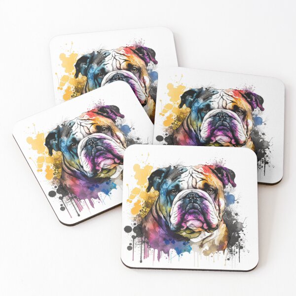 Item preview, Bulldog Colour Splash designed and sold by HookedOnDogz.