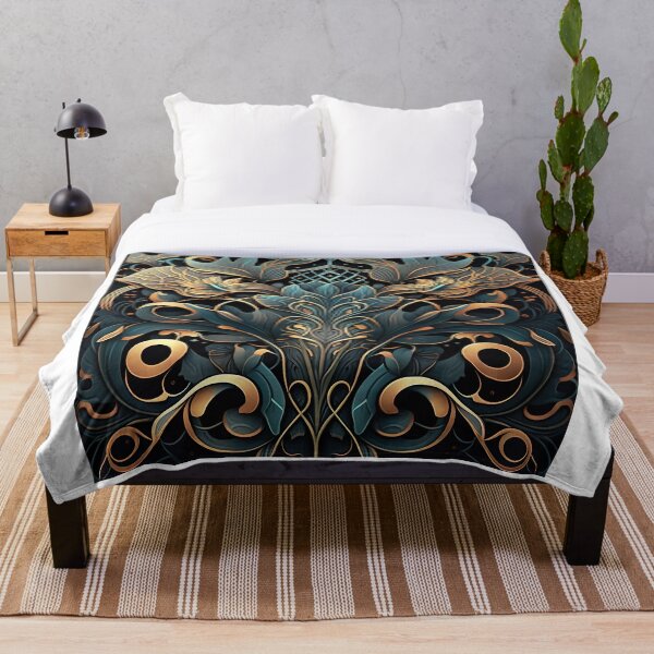 Item preview, Futuristic Art Nouveau Floral Patterns designed and sold by artyficial-.